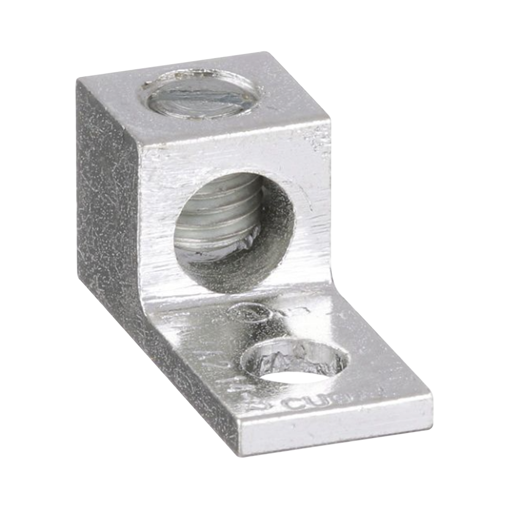 Conector Mecánico de Aluminio de Un Orificio 1/4" y Un Barril para Cable de 14 a 2 AWG 1 Pieza LAMA2-14-C - SILYMX