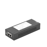 Inyector Super Hi-PoE 56 Vcc 30 Watts Para Domos HIKVISION PTZ IP (-AE DE) Soporta 802.3 af /at Para Aplicaciones de CCTV LAS30-57CN-RJ45 - SILYMX