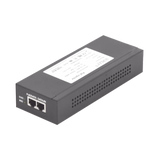 Inyector Super Hi-PoE 56 Vcc 30 Watts Para Domos HIKVISION PTZ IP (-AE DE) Soporta 802.3 af /at Para Aplicaciones de CCTV LAS30-57CN-RJ45 - SILYMX