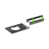 Zapata de compresión para cal. 1/0 Awg Barreno para tornillo prisionero de 3/8 20 Piezas LCA1-38-E - SILYMX