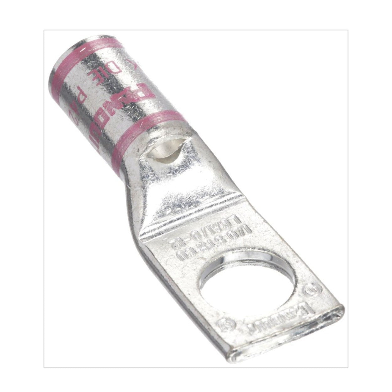 Terminal Conector Barril de 1 Orificio con Talón para Mirilla para cable 10 AWG LCA1/0-12-X - SILYMX