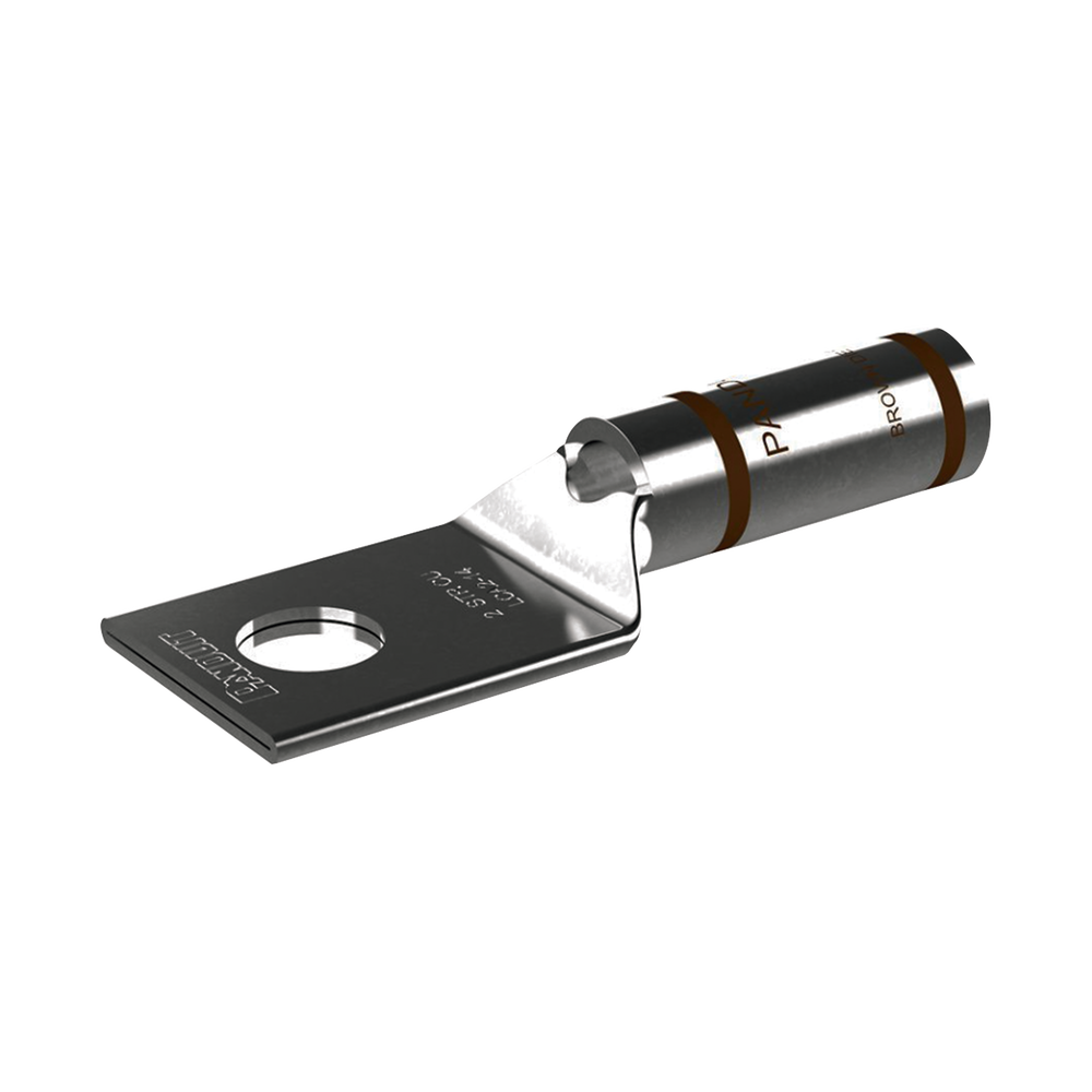 Zapata de compresión para cal. 2 Awg Barreno para tornillo prisionero de 1/4 25 PzLCA2-14-Q - SILYMX
