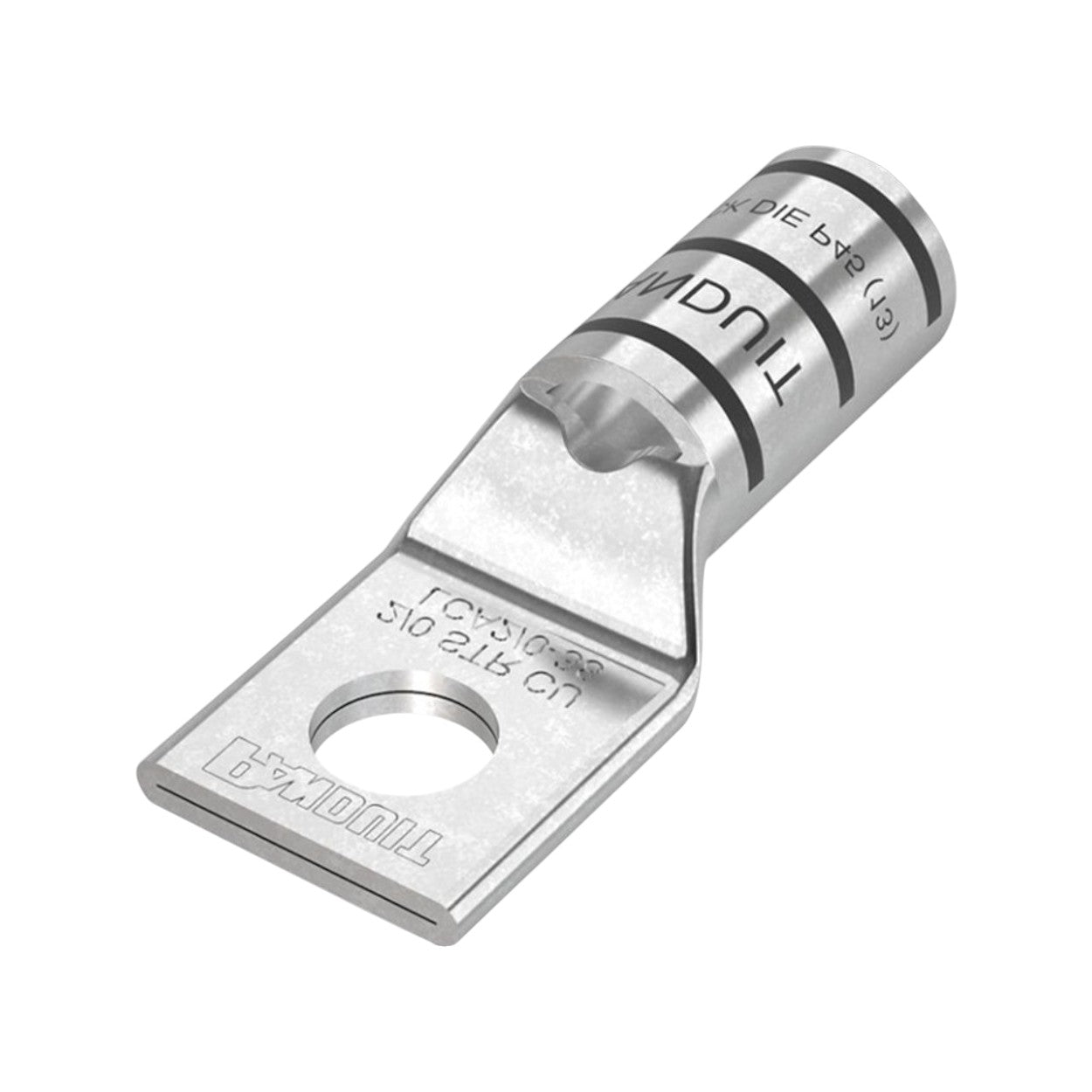 Zapata De Compresión Para Calibre 2 Awg con Barreno para tornillo prisionero 10 Pz LCA2/0-38-X - SILYMX