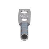 Terminal De Compresión De Barril Largo De Dos Orificios De 1/4 Para Cable 6 Awg Espacios Entre Orificios De 0.63In  LCC6-14A-L - SILYMX