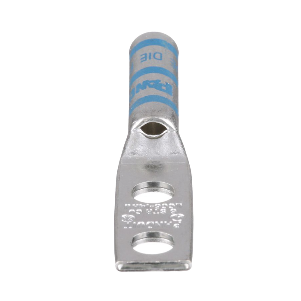 Terminal Doble Ojillo para Cable 6 AWG Orificio 1/4 Distancia de 16mm entre orificios Paquete de 50 Piezas LCC6-14AW-L - SILYMX