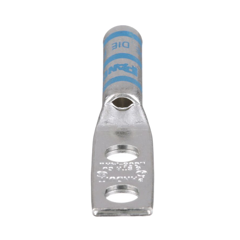 Terminal Doble Ojillo para Cable 6 AWG Orificio 1/4 Distancia de 16mm entre orificios Paquete de 50 Piezas LCC6-14AW-L - SILYMX