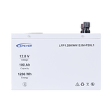 Batería de Litio LiFePO4 12.8Vcc 100Ah 1.28KwH Pantalla LCD para Monitoreo Local Carcasa Metálica LFP100EP128 - SILYMX