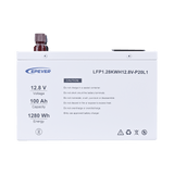 Batería de Litio LiFePO4 12.8Vcc 100Ah 1.28KwH Pantalla LCD para Monitoreo Local Carcasa Metálica LFP100EP128 - SILYMX