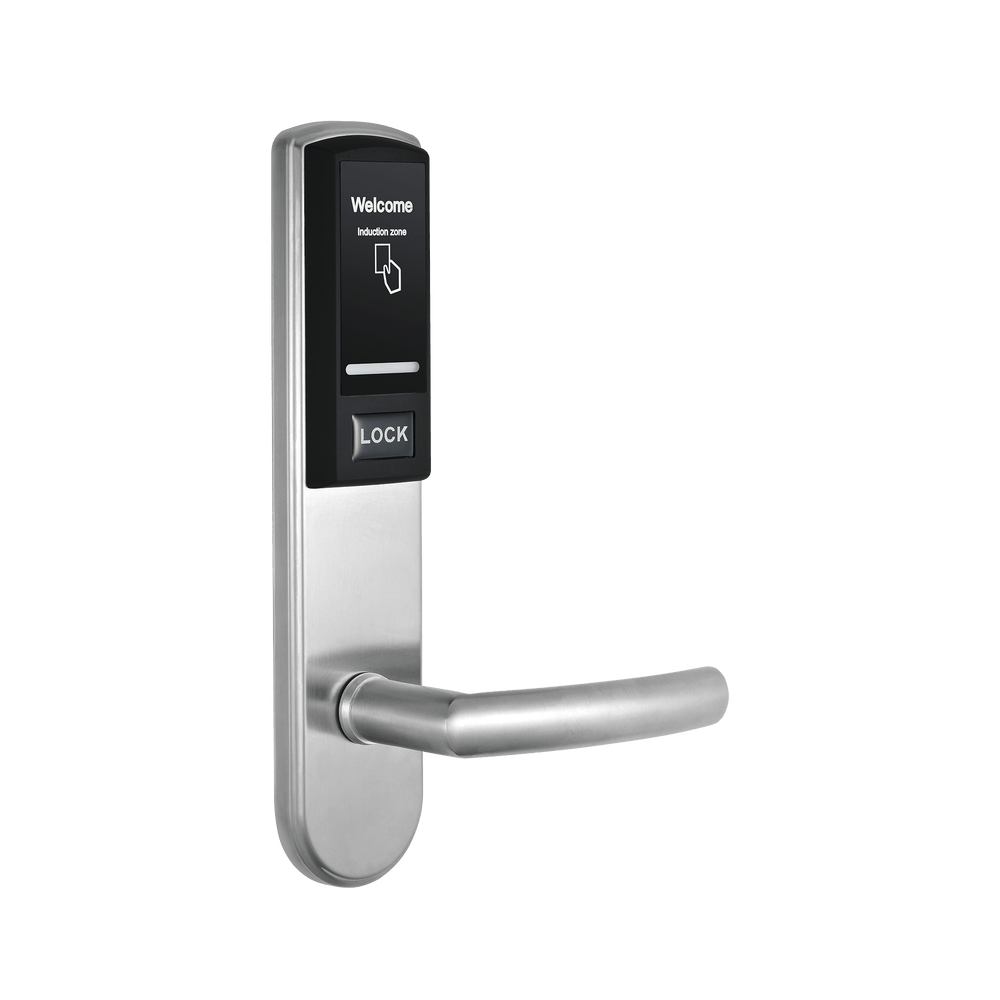 Cerradura DERECHA para hoteles con lectura de tarjetas MIFARE LH3000R - SILYMX