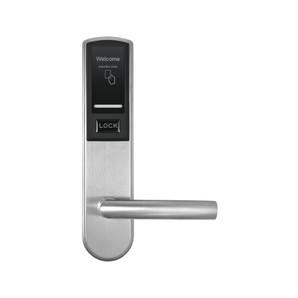 Cerradura DERECHA para hoteles con lectura de tarjetas MIFARE LH3000R - SILYMX