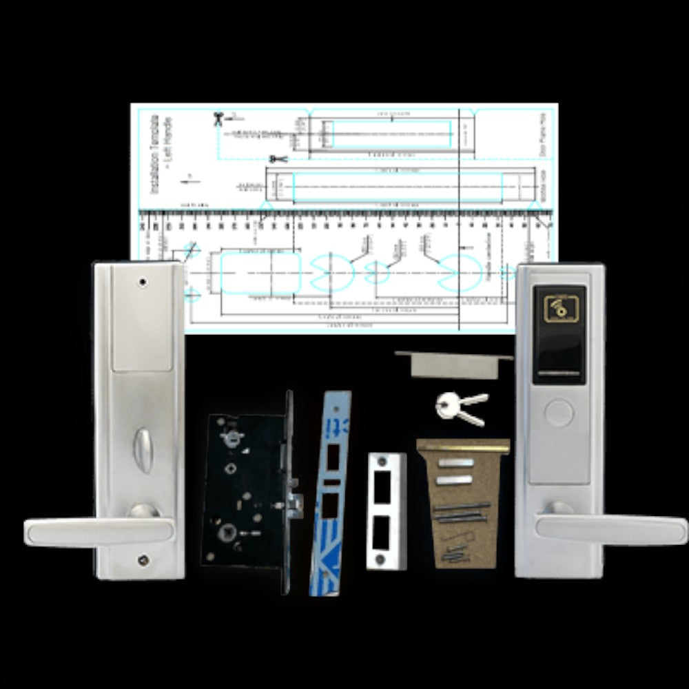 Cerradura Derecha para Hotel con Tecnología Mifare 13.56 MHz LH3600-R - SILYMX
