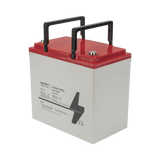 Batería de Litio Ciclo Profundo, 12.8 Vcc 100Ah LiFePO4 Válvula de Alivio, Solar, Marina, Máximo 100 A de Descarga - SILYMX