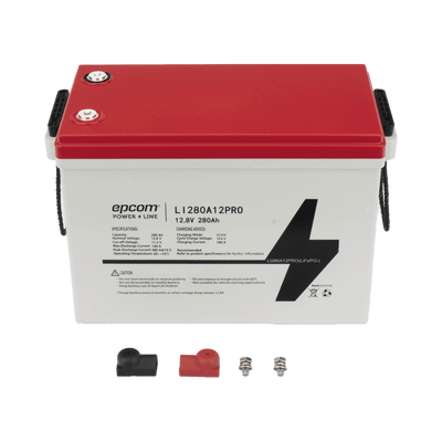 BateriasEPCOM POWERLINELI280A12PROBateria Litio LiFePO4 Ciclo Profundo 12.8V 280Ah 6000 Ciclos Solar Marina EPCOM POWERLINE LI280A12PRO - SILYMX