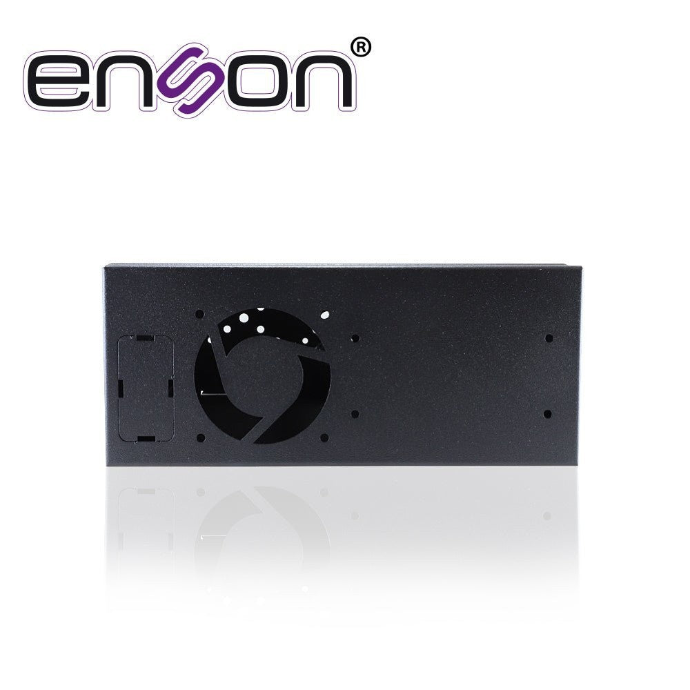 Gabinete De Seguridad Enson Lince13 Para Dvr Movil 380x270x115mm Con Ventilador Color Negro Compatible Con La Serie Mx1n Y Mm1n - SILYMX