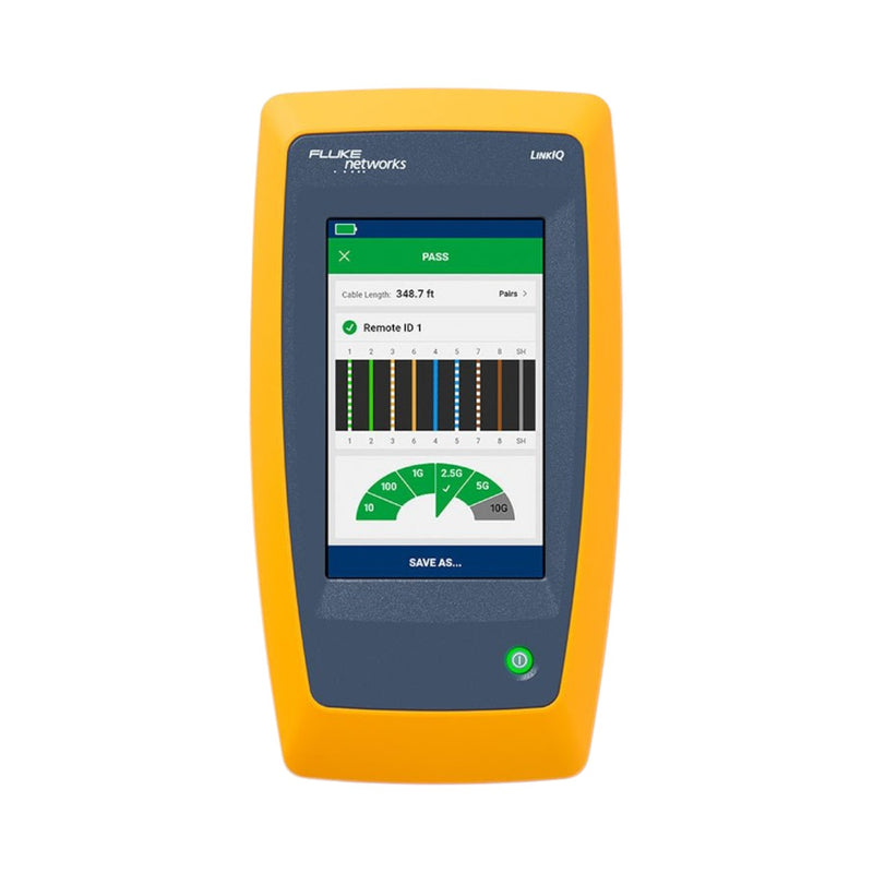 Calificador De Red Fluke Para Verificar Rendimiento De Cableado Hasta 10Gbps Basado En Frecuencia, Con Pantalla Multitáctil A Color LIQ-100 - SILYMX