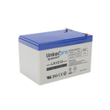 Batería 12 V 12 Ah UL AGM Vida útil promedio de 5 años Terminales F1 LINKEDPRO BY EPCOM LK1212 - SILYMX