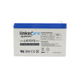Batería 12 V 12 Ah UL AGM Vida útil promedio de 5 años Terminales F1 LINKEDPRO BY EPCOM LK1212 - SILYMX