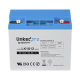 Batería 12 Vcc 18 Ah UL Tecnología AGM-VRLA Para uso en equipo electrónico Alarmas de Intrusión Incendio Control de acceso Video Vigilancia  Terminales T1 - SILYMX