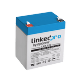 Batería 12 Vcc 5.5 Ah UL Vida útil promedio 5 años Tecnología AGM-VRLA Para uso en equipo electrónico, Alarmas, Control de acceso Terminales F1 - SILYMX
