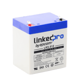 Batería 12 Vcc 5.5 Ah UL Vida útil promedio 5 años Tecnología AGM-VRLA Para uso en equipo electrónico, Alarmas, Control de acceso Terminales F1 - SILYMX
