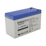 BateriasLINKEDPRO BY EPCOMLK712Batería de Respaldo AGM 12V 7Ah UL Vida 5 Años Terminales F1 F2 LINKEDPRO BY EPCOM LK712 - SILYMX
