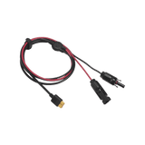 Cable 2.5 m, Negro, Calibre 10 AWG con Terminales MC4 Macho y Hebra para Terminal XT60 LMC4XT60I2.5M - SILYMX