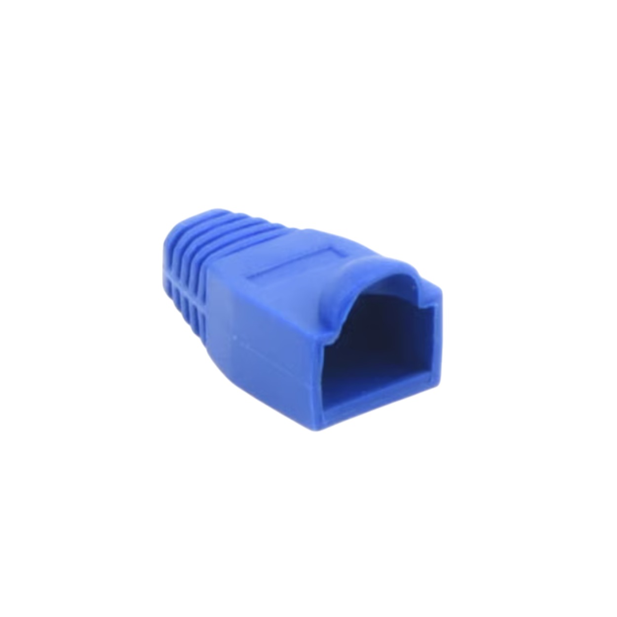 Capa Bota Plástica para protección de Plug RJ45 Color Azul