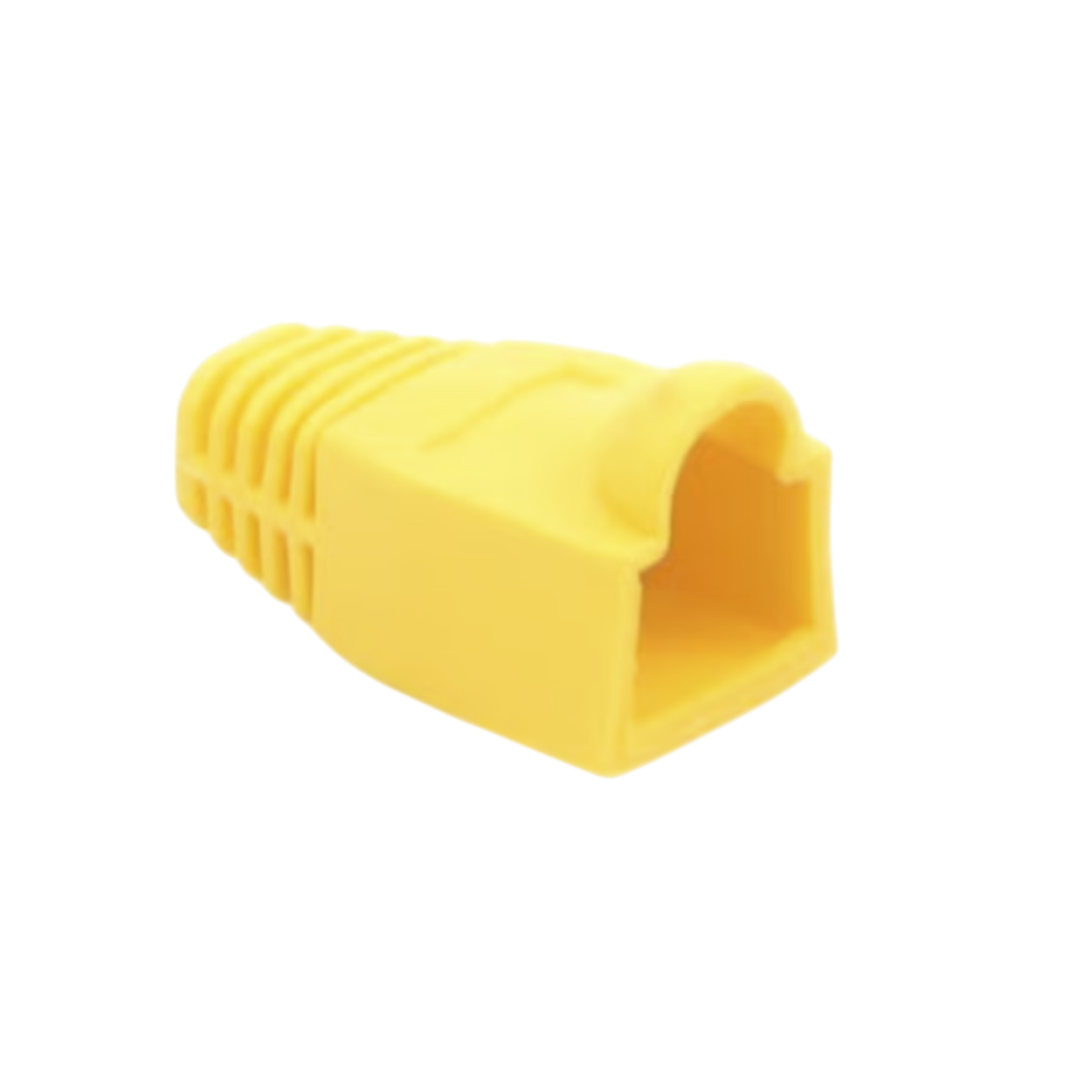 Capa Bota Plástica para protección de Plug RJ45 Color Amarillo LP-PG8-025-YE