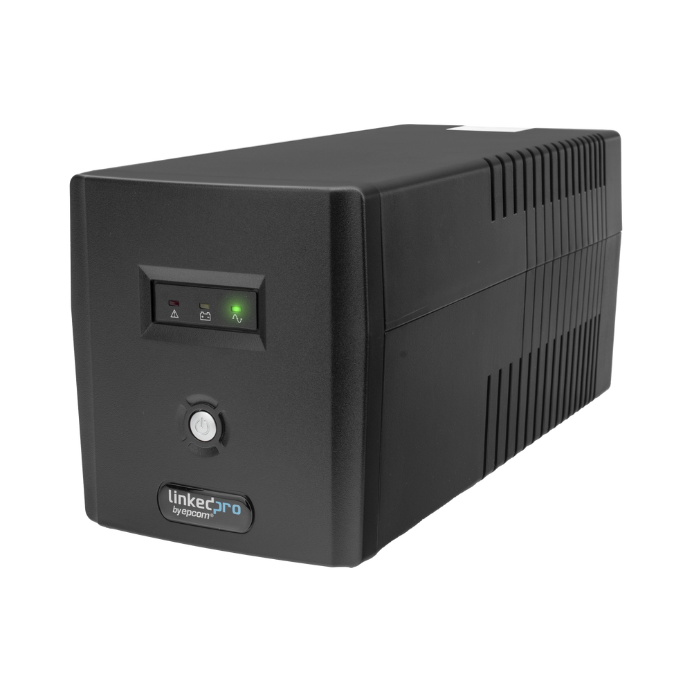 UPS 1000VA/600 W Línea Interactiva 120Vca 6 tomas 5-15R (4 Respaldadas) Regulación de Voltaje Protección RJ45 - SILYMX