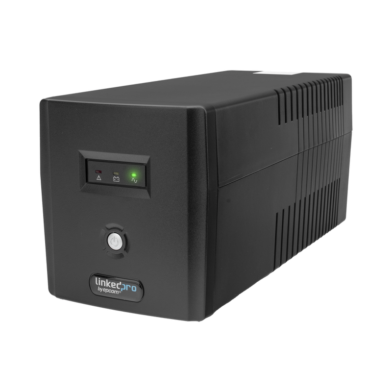 UPS 1000VA/600 W Línea Interactiva 120Vca 6 tomas 5-15R (4 Respaldadas) Regulación de Voltaje Protección RJ45 - SILYMX