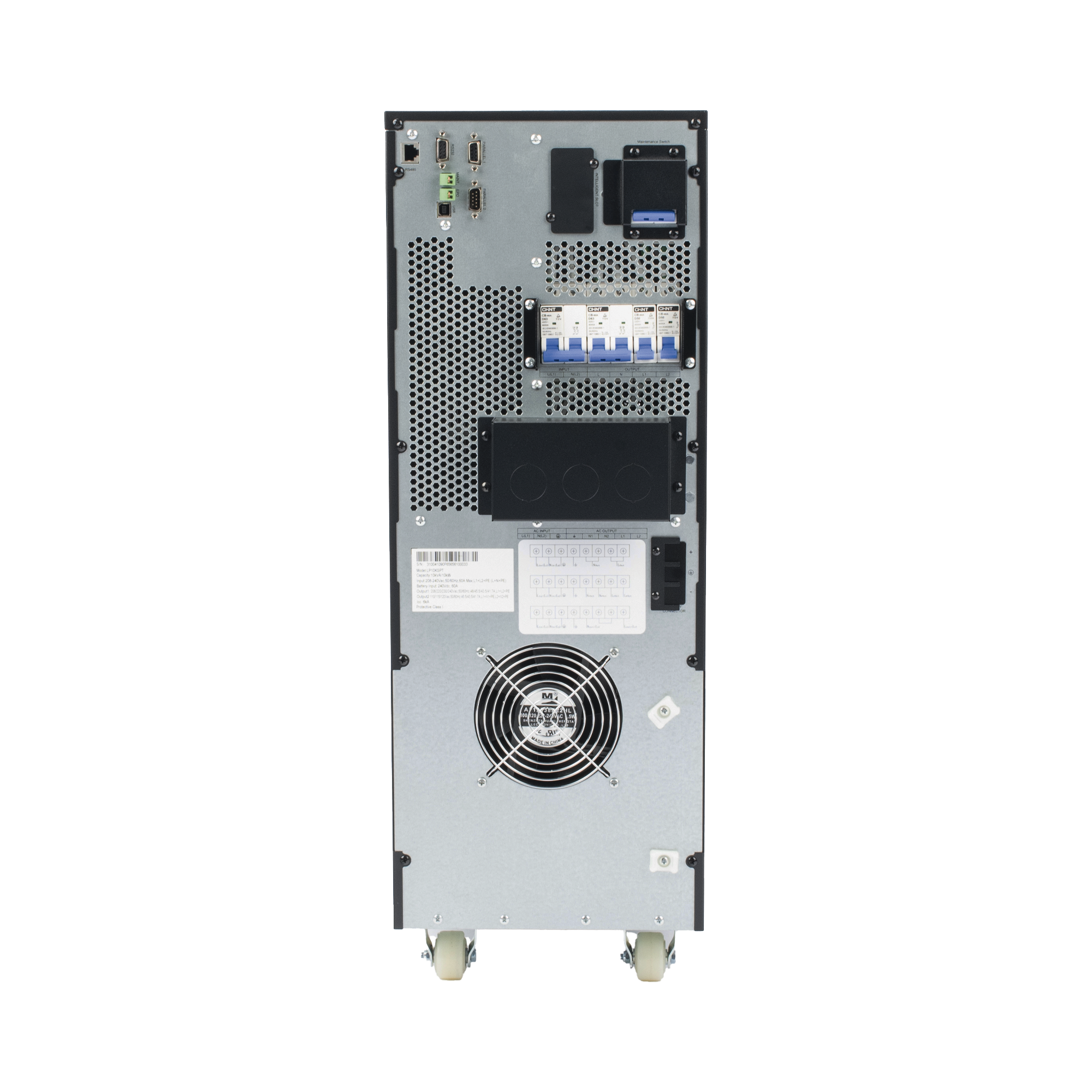 UPS Tipo Torre de 10KVA, Online Doble Conversión, 200 - 240 Vac de Entrada y 220Vca o 120Vca de salida Fase Dividida, Onda Senoidal Pura LP10KSPT