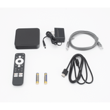 STB 4K Android con Google TV Alto Rendimiento Conexión Wi-Fi y por Cable  Control Remoto Bluetooth Salida HDMI - SILYMX