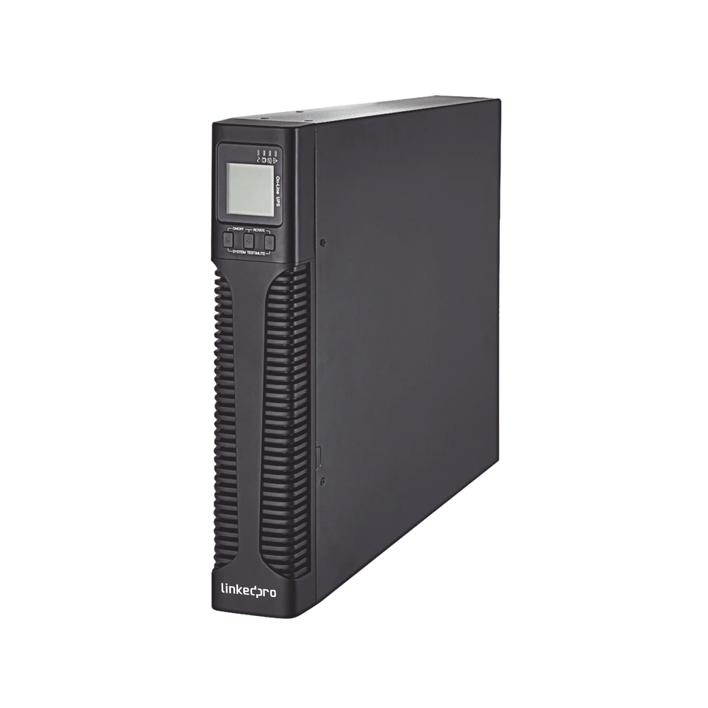 UPS No Break de 1500VA 1300W Doble Conversión 120 Vca NEMA 5-20P Pantalla LCD Configurable Formato Rack/Torre LP2KRT