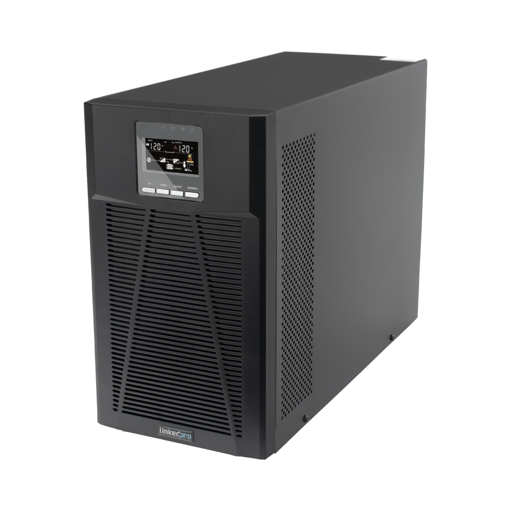 UPS Profesional LINKEDPRO LP3KOLT – 3000VA / 2700W, Onda Pura, 4 NEMA 5-20R, Protección RJ45