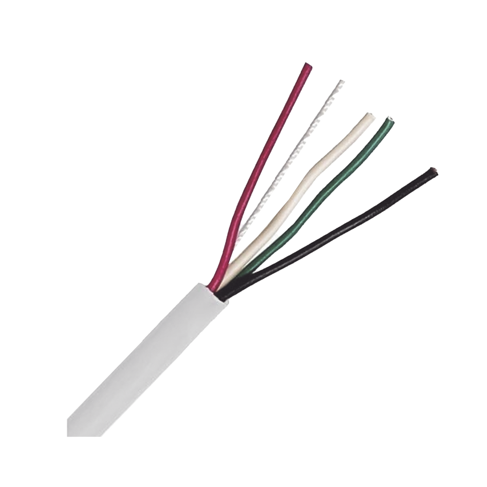 Bobina de Cable 4x18 AWG Para Control Color Blanco CM 305 Metros LP418W/1000 - SILYMX