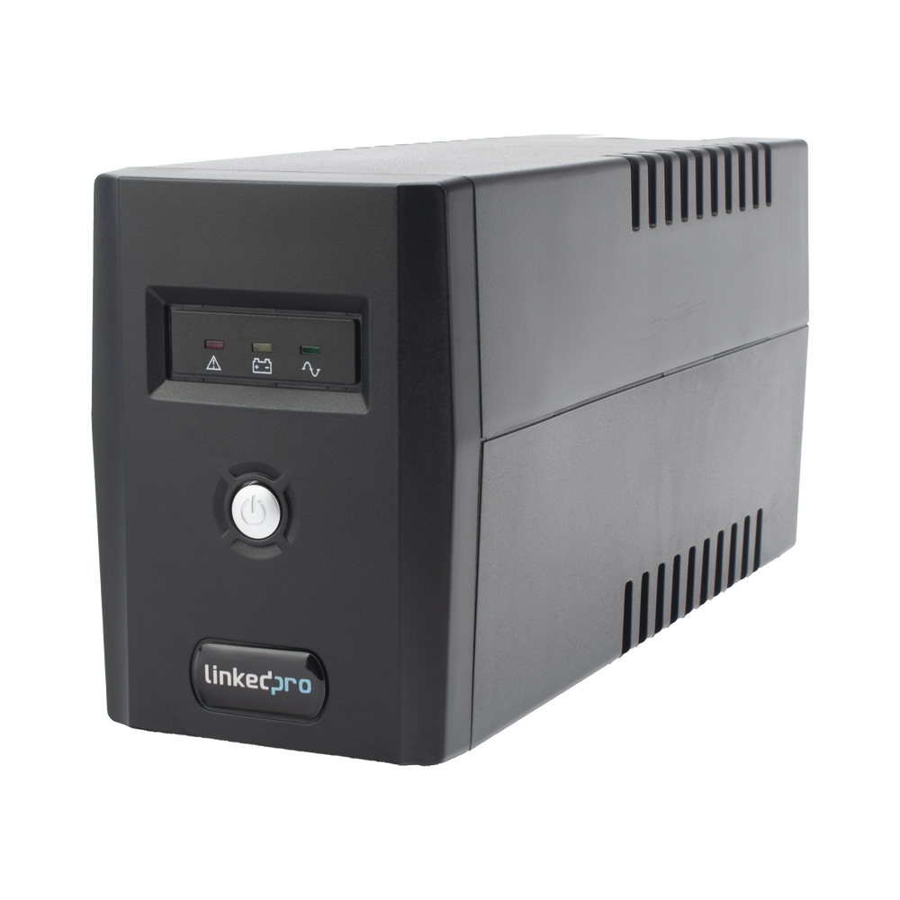 UPS 600VA/360 W Línea Interactiva 6 Contactos 5-15R (4 Respaldadas) Regulación de Voltaje Protección RJ45 - SILYMX