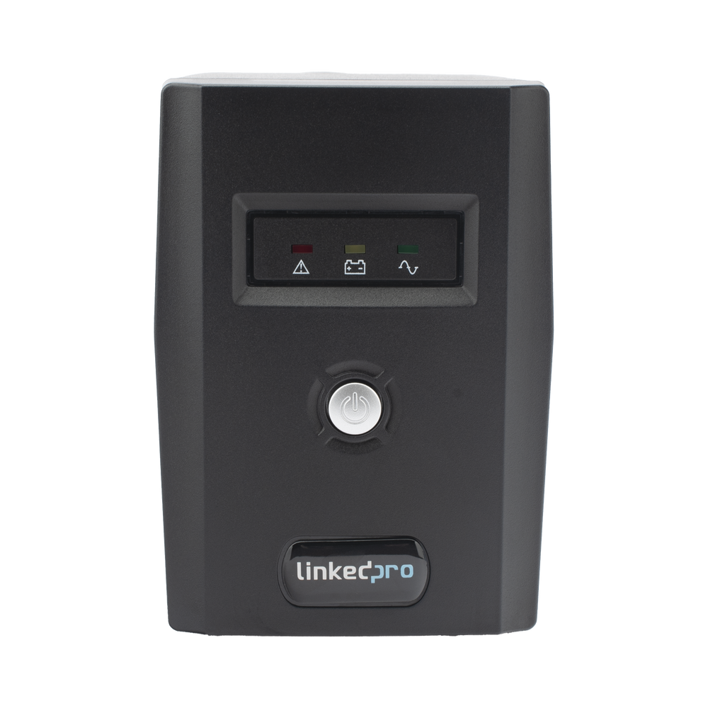 UPS 600VA/360 W Línea Interactiva 6 Contactos 5-15R (4 Respaldadas) Regulación de Voltaje Protección RJ45 - SILYMX