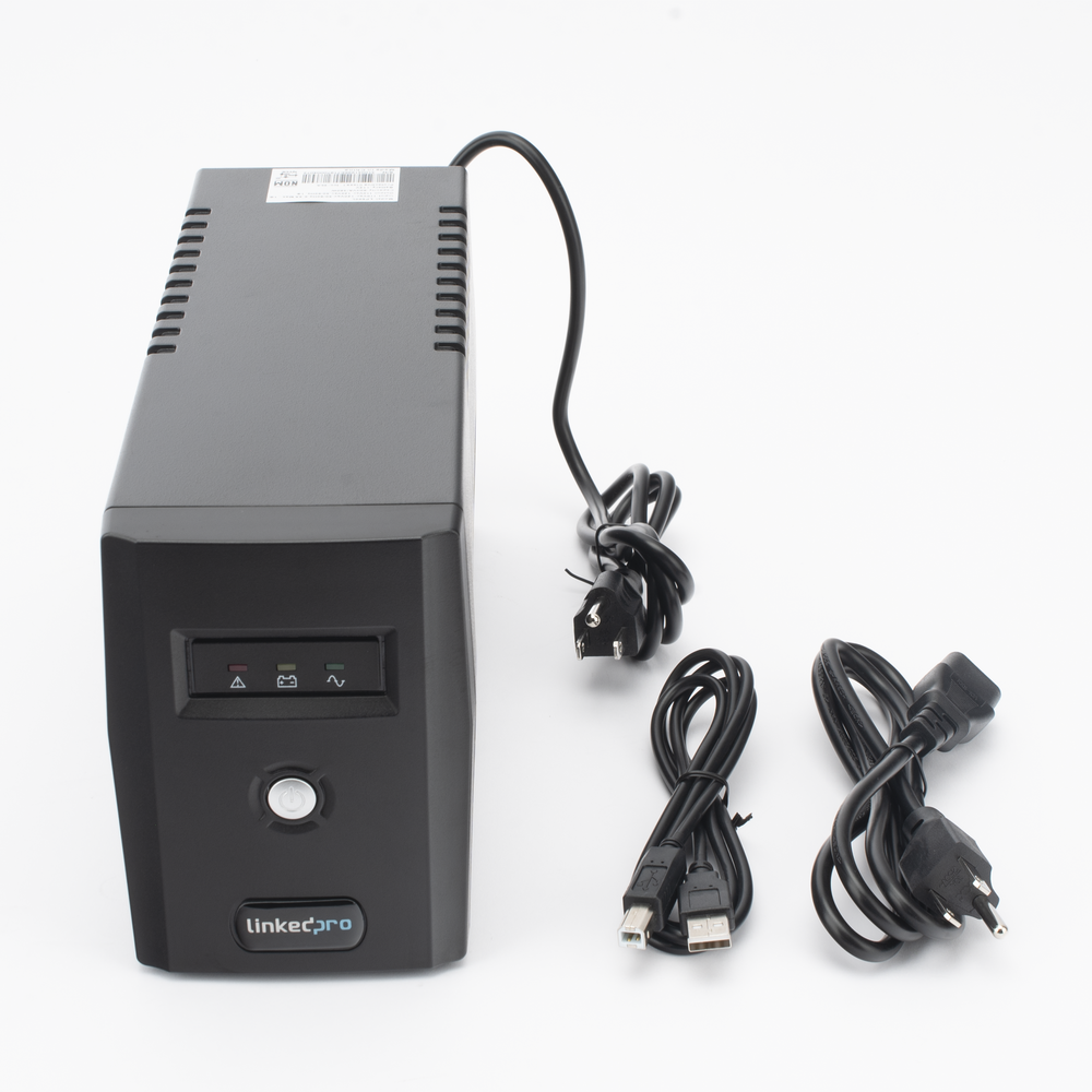 UPS 600VA/360 W Línea Interactiva 6 Contactos 5-15R (4 Respaldadas) Regulación de Voltaje Protección RJ45 - SILYMX