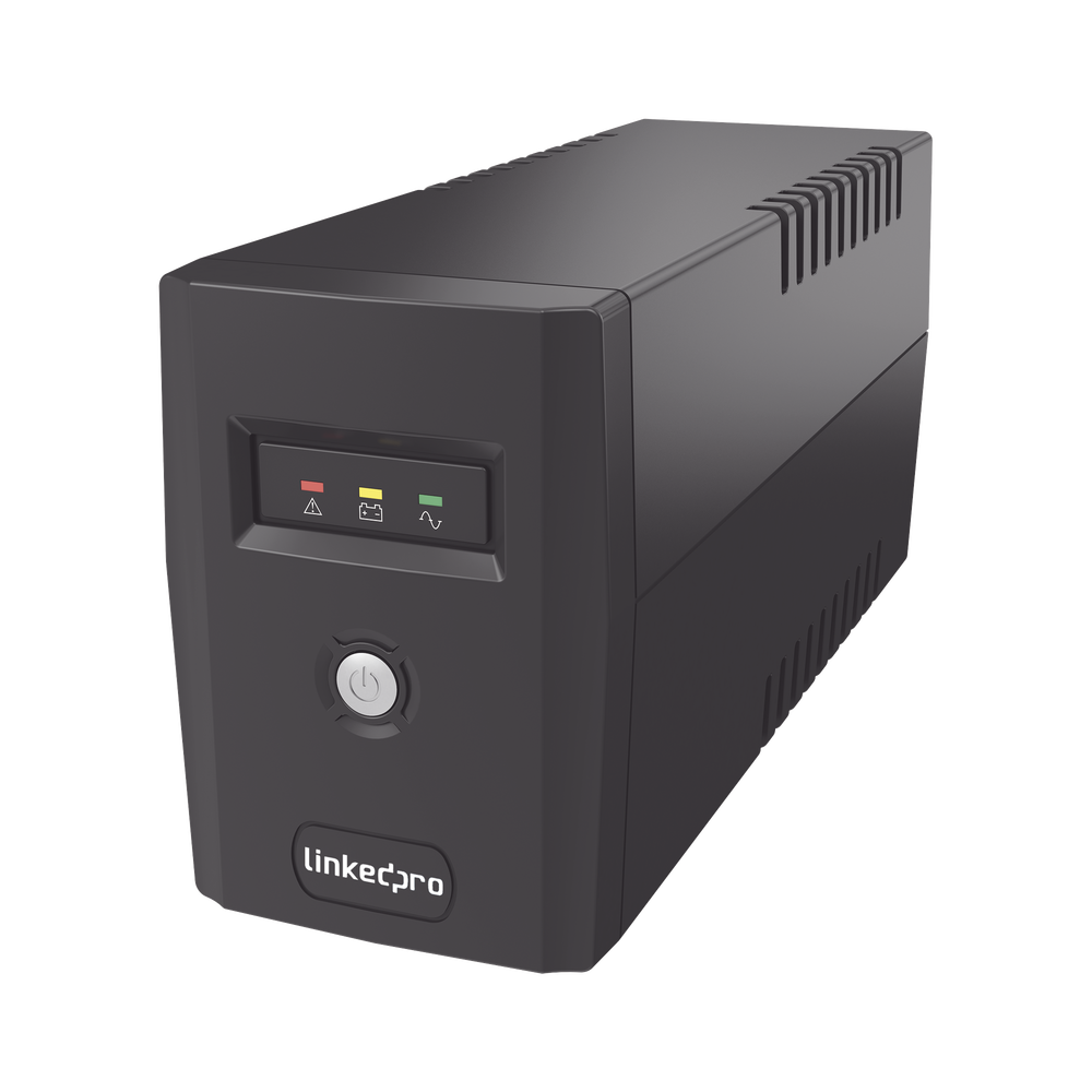 UPS 600VA/360 W Línea Interactiva 6 Contactos 5-15R (4 Respaldadas) Regulación de Voltaje Protección RJ45 - SILYMX