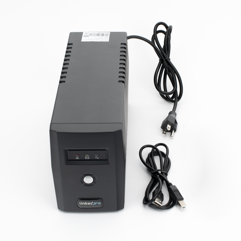 UPS 800VA/480 W Línea Interactiva 120Vca 6 tomas 5-15R (4 Respaldadas) Regulación de Voltaje Protección RJ45 - SILYMX