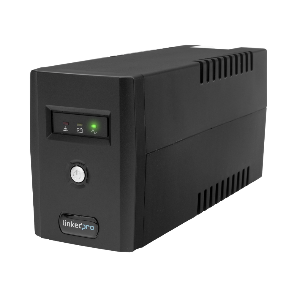 UPS 800VA/480 W Línea Interactiva 120Vca 6 tomas 5-15R (4 Respaldadas) Regulación de Voltaje Protección RJ45 - SILYMX