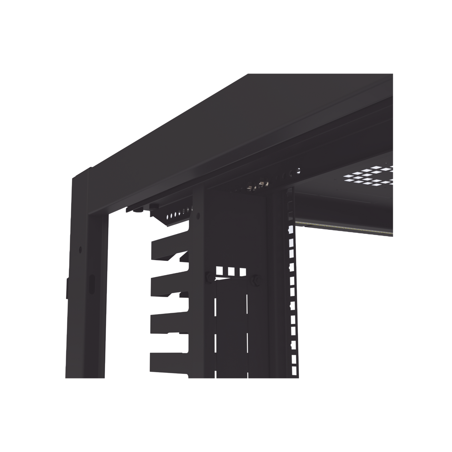 Gabinete para Telecomunicaciones Rack Estándar de 19", 42UR, 800 mm Ancho x 1000 mm Profundidad. Fabricado en Acero LP-80100-42UR2 - SILYMX