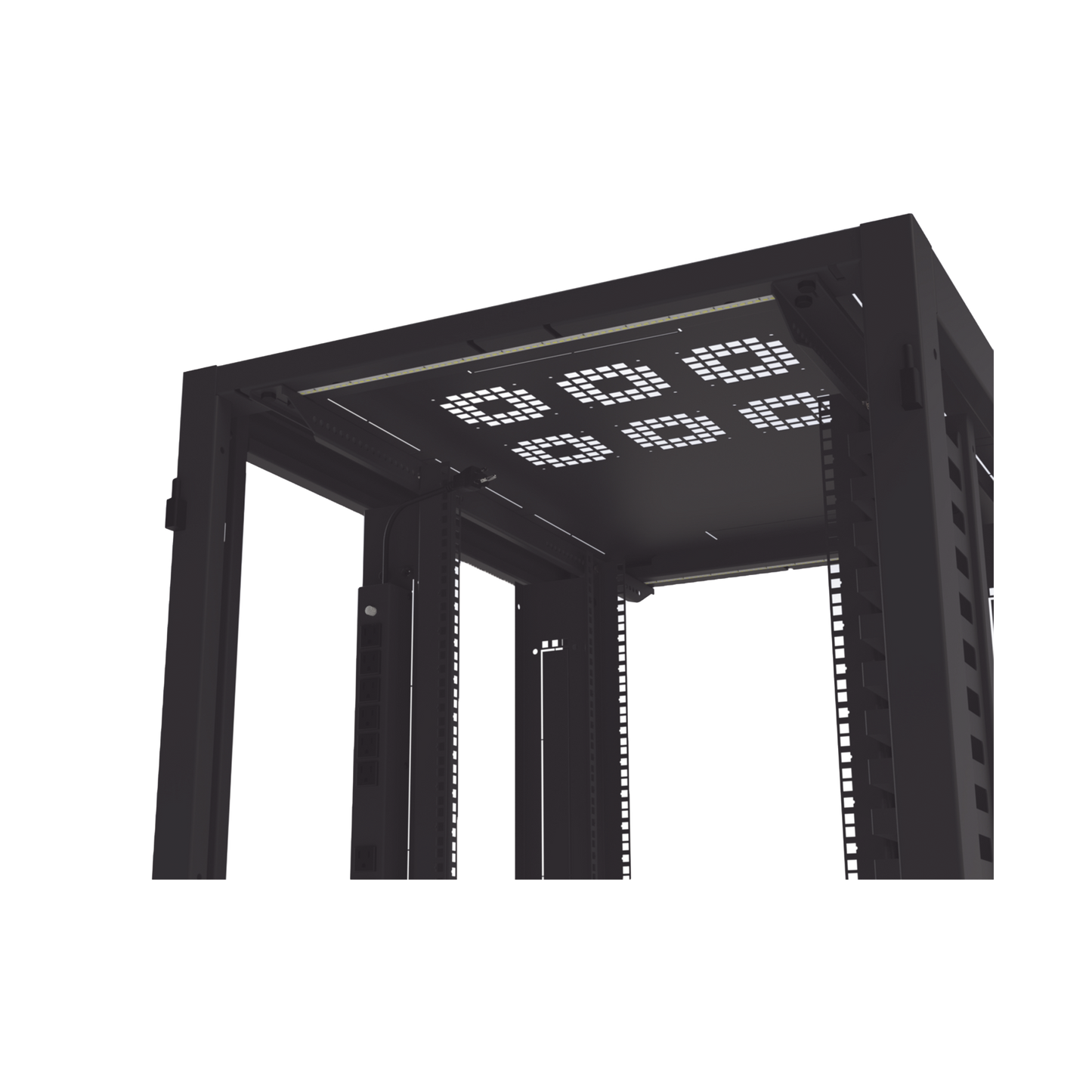 Gabinete para Telecomunicaciones Rack Estándar de 19", 42UR, 800 mm Ancho x 1000 mm Profundidad. Fabricado en Acero LP-80100-42UR2 - SILYMX