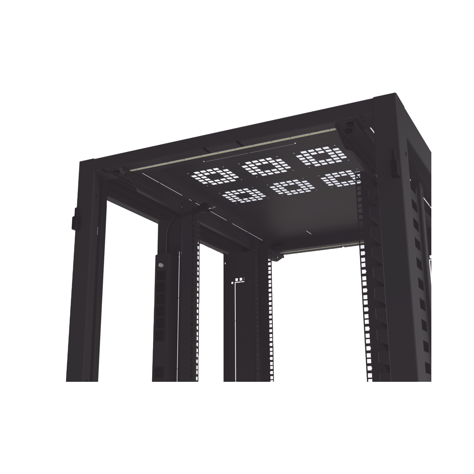 Gabinete para Telecomunicaciones Rack Estándar de 19", 42UR, 800 mm Ancho x 1000 mm Profundidad. Fabricado en Acero LP-80100-42UR2 - SILYMX