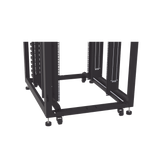 Gabinete para Telecomunicaciones Rack Estándar de 19", 42UR, 800 mm Ancho x 1000 mm Profundidad. Fabricado en Acero LP-80100-42UR2 - SILYMX