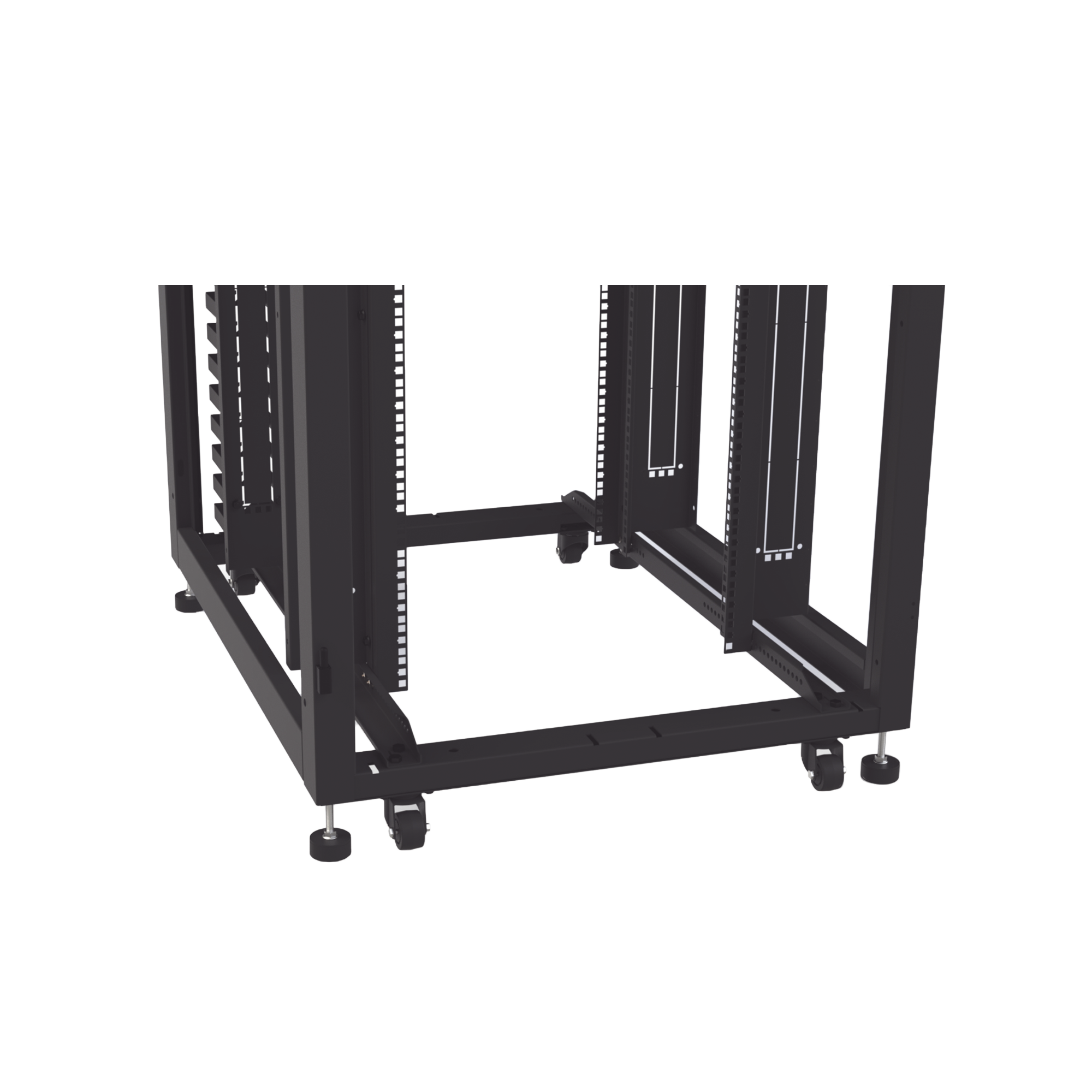 Gabinete para Telecomunicaciones Rack Estándar de 19", 42UR, 800 mm Ancho x 1000 mm Profundidad. Fabricado en Acero LP-80100-42UR2 - SILYMX