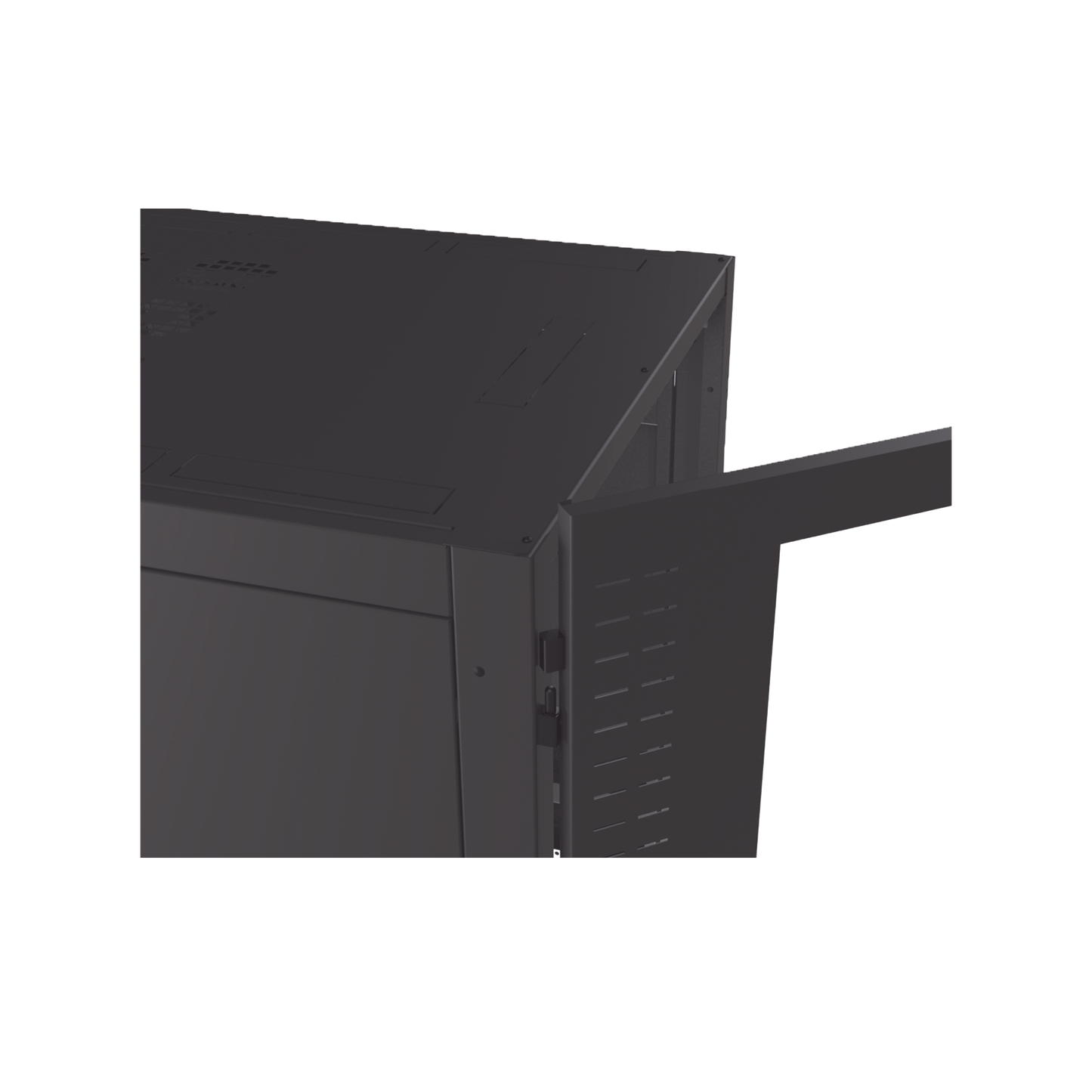 Gabinete para Telecomunicaciones Rack Estándar de 19", 42UR, 800 mm Ancho x 1000 mm Profundidad. Fabricado en Acero LP-80100-42UR2 - SILYMX