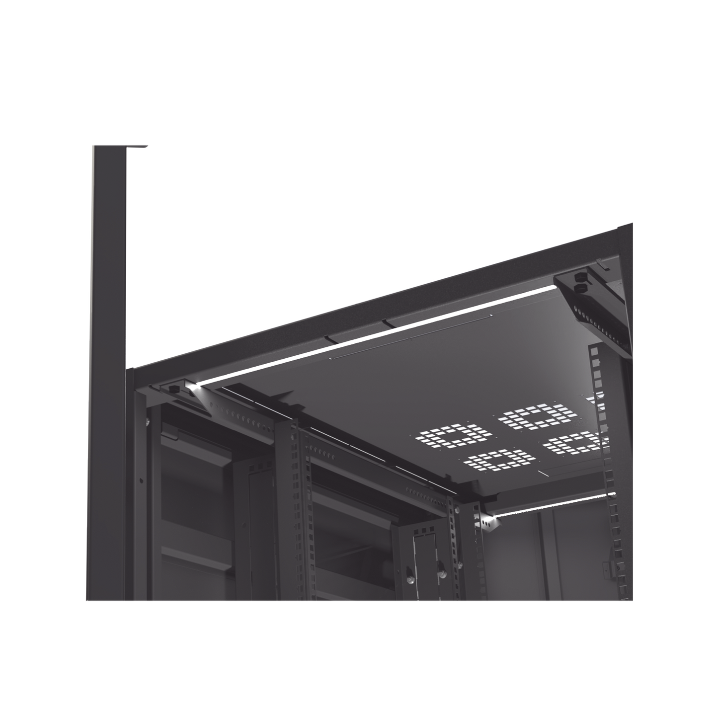 Gabinete para Telecomunicaciones Rack Estándar de 19", 42UR, 800 mm Ancho x 1000 mm Profundidad. Fabricado en Acero LP-80100-42UR2 - SILYMX