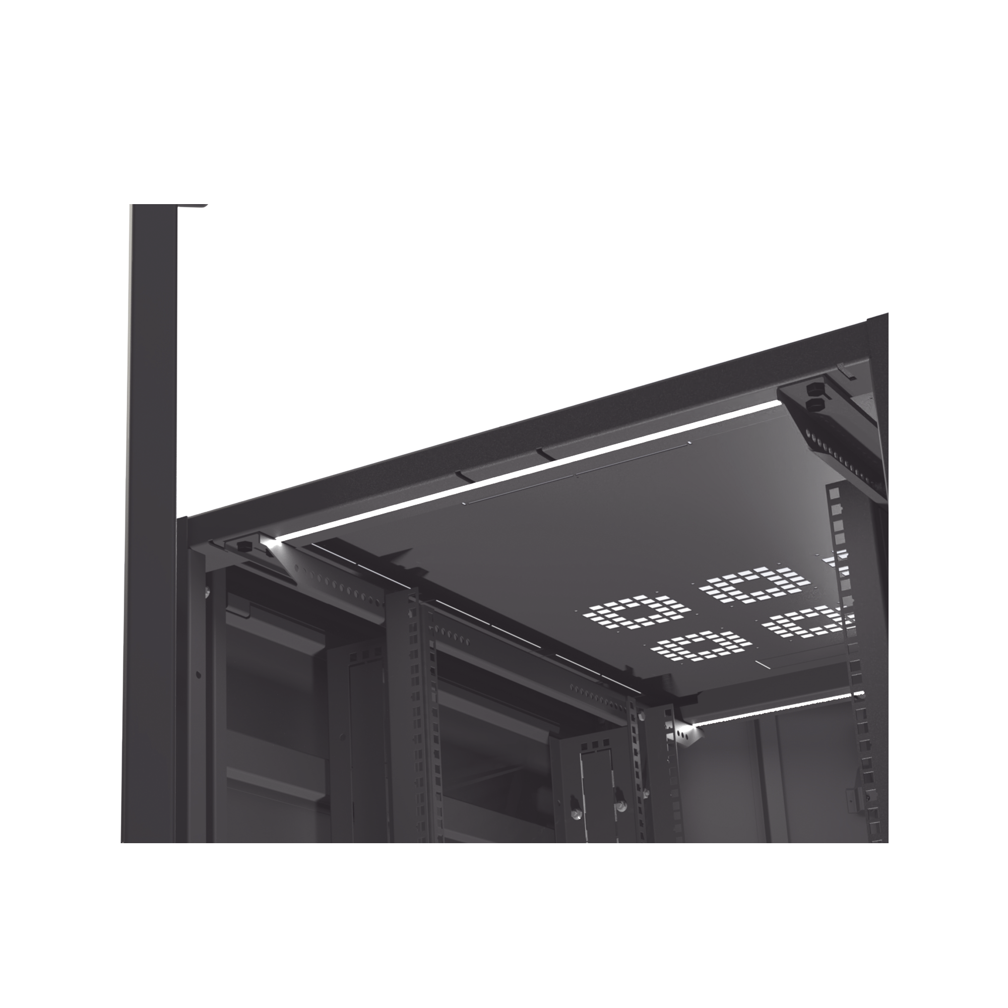 Gabinete para Telecomunicaciones Rack Estándar de 19", 42UR, 800 mm Ancho x 1000 mm Profundidad. Fabricado en Acero LP-80100-42UR2 - SILYMX