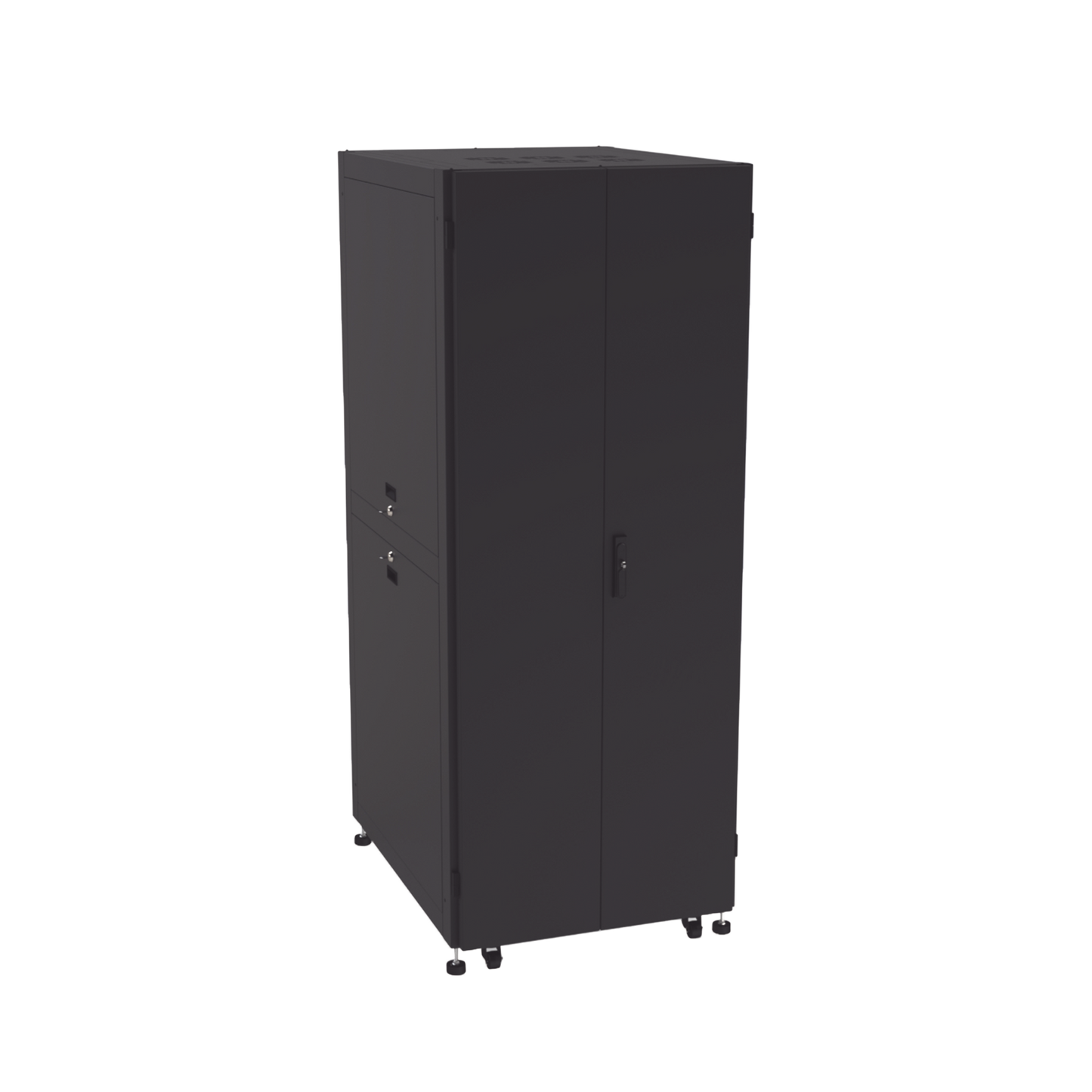 Gabinete para Telecomunicaciones Rack Estándar de 19", 42UR, 800 mm Ancho x 1000 mm Profundidad. Fabricado en Acero LP-80100-42UR2 - SILYMX